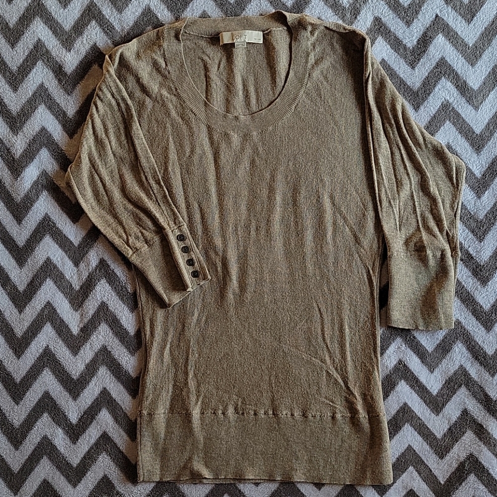 LOFT 3/4 sleeve sweater